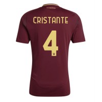 Fotbalové Dres AS Roma Bryan Cristante #4 Domácí 2024-25 Krátký Rukáv